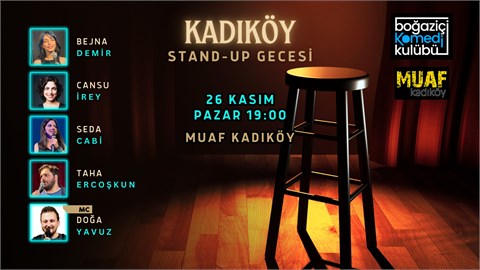 Kadıköy Stand-up Gecesi - Boğaziçi Komedi Kulübü