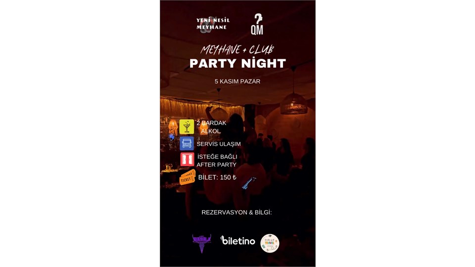 Yeni Nesil Meyhane & Club Party Night