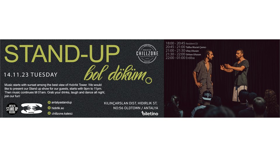 BOL DÖKÜM STAND-UP SHOW at CHILLZONE