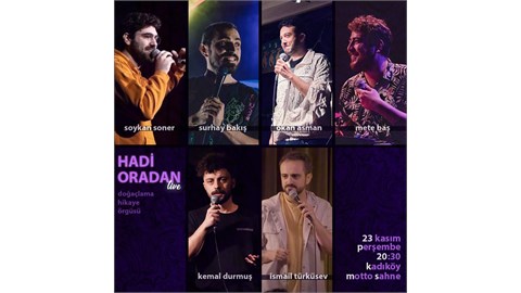 Hadi Oradan: Live