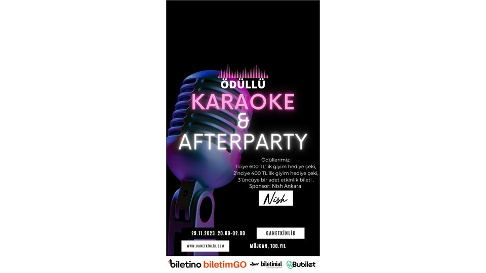 Ödüllü Karaoke & After Party 