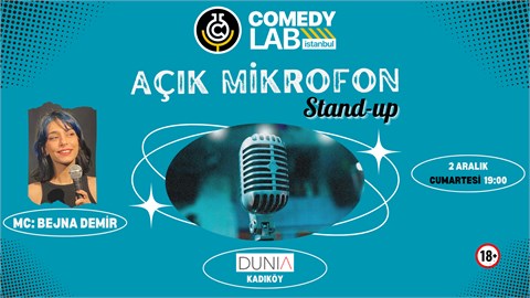 Açık Mikrofon Stand-up - Comedy Lab Istanbul