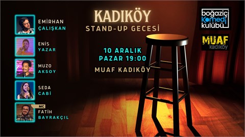 Kadıköy Stand-up Gecesi - Boğaziçi Komedi Kulübü