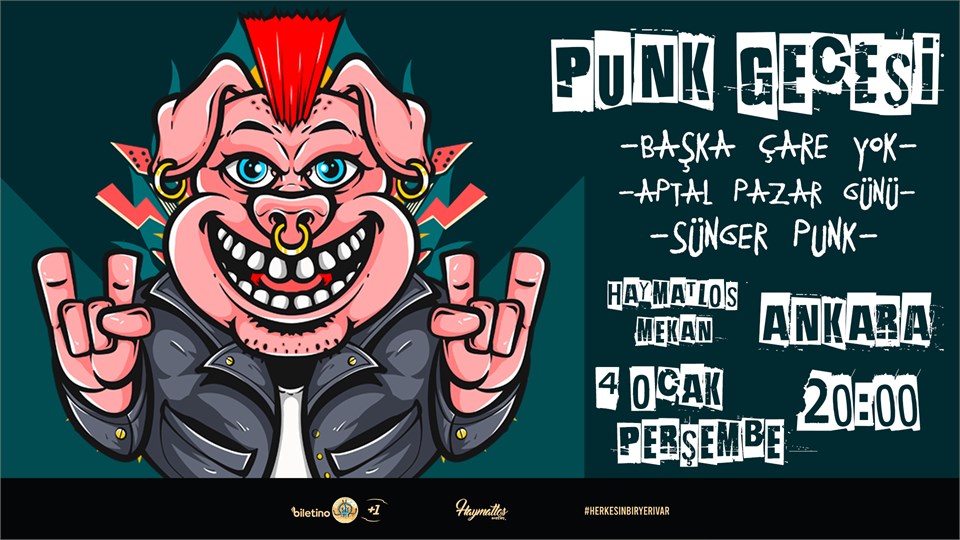 Punk Gecesi: Başka Çare Yok&Aptal Pazar Günü&Sünger Punk