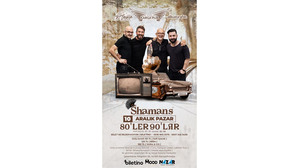80’ler 90’lar Partisi ( Alanya Karga Pub )