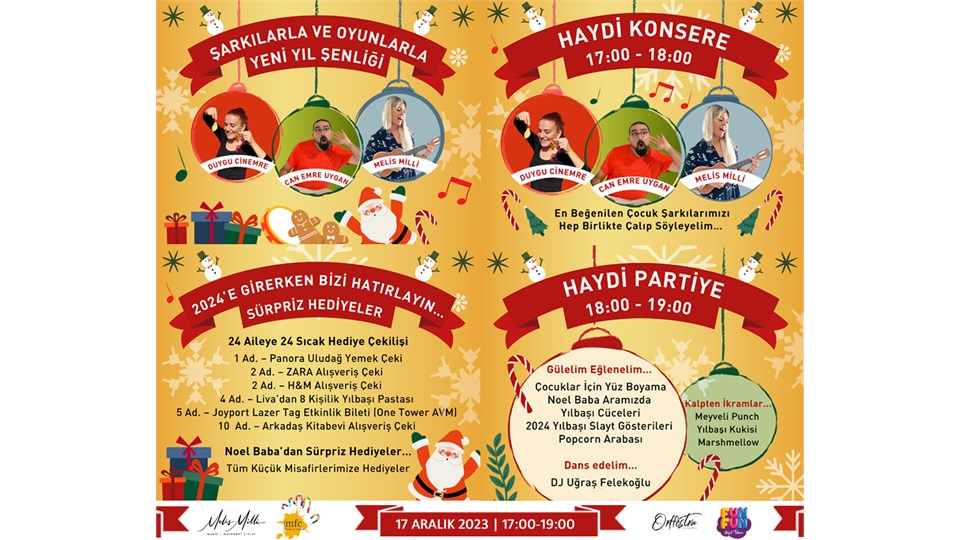 Şarkılarla ve Oyunlarla Yeni Yıl Şenliği