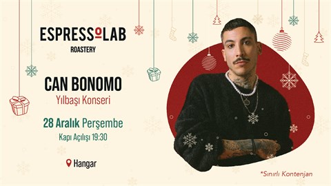 Can Bonomo- Espressolab Yılbaşı Özel Konser
