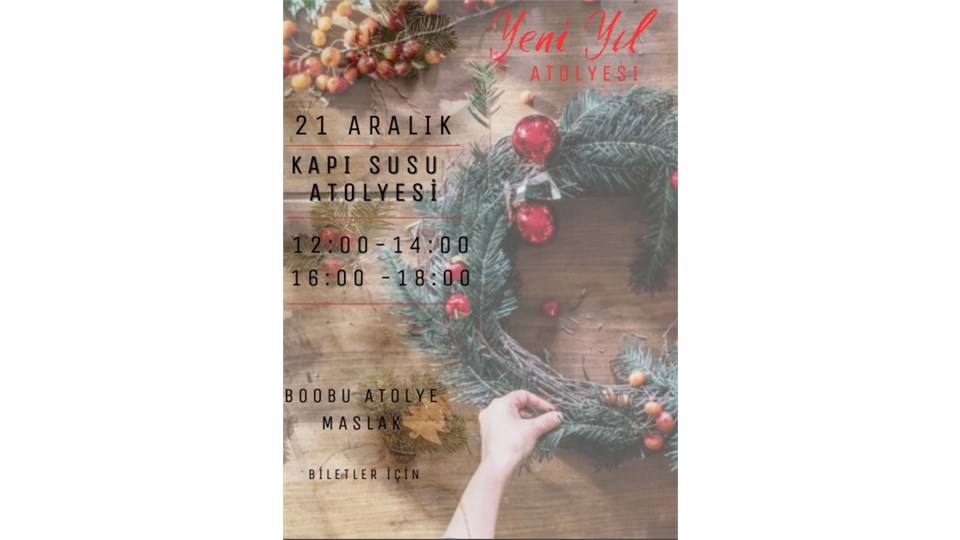Yılbaşı Kapı Süsü Atolyesi