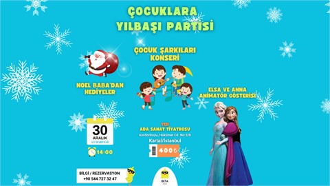 ÇOCUKLAR İÇİN YILBAŞI PARTİSİ