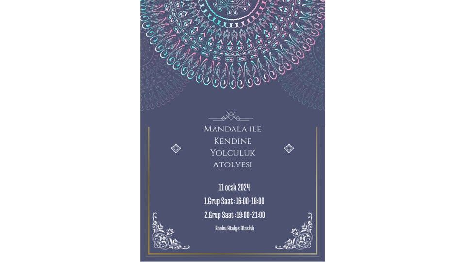 Mandala ile Kendine Yolculuk Atolyesi