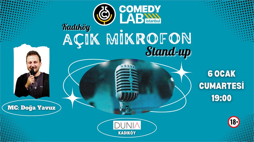 Açık Mikrofon Stand-up - Comedy Lab Istanbul