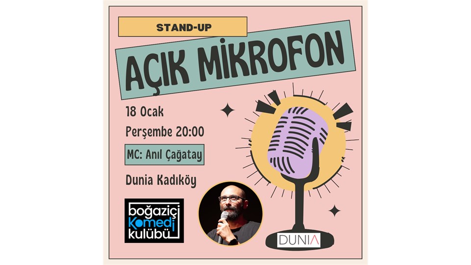 Boğaziçi Komedi Kulübü: Açık Mikrofon Stand-up Gecesi