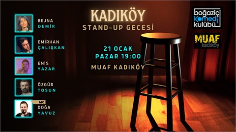 Kadıköy Stand-up Gecesi - Boğaziçi Komedi Kulübü