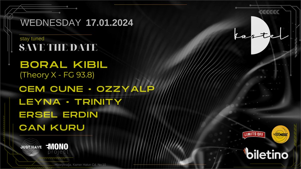 SAVE THE DATE: 17.01.2024 - Wed. - KASTEL | University Party