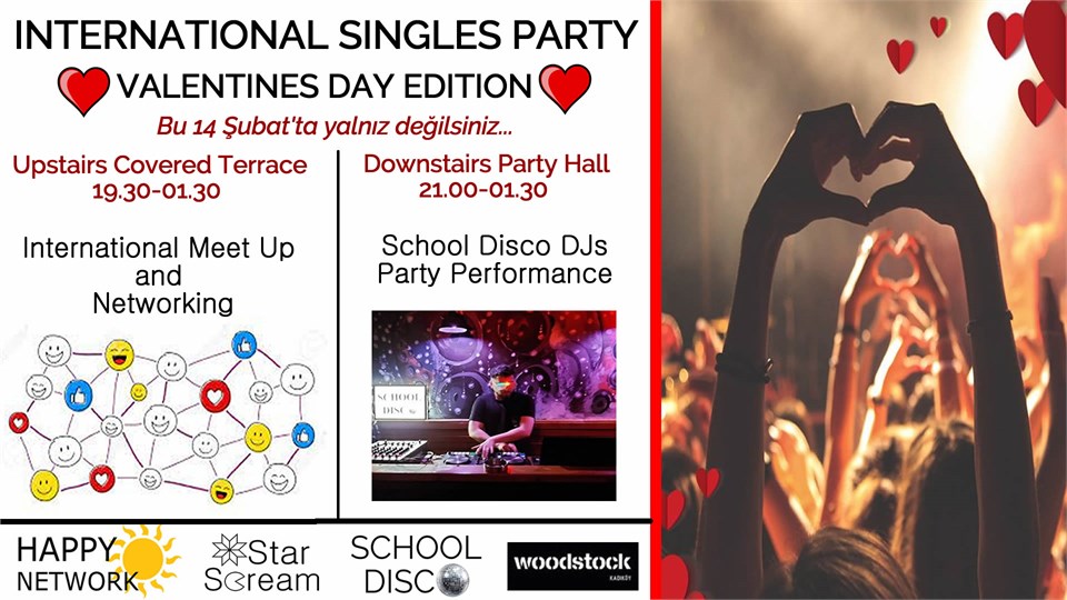INTERNATIONAL SINGLES PARTY - VALENTINES DAY EDITION 