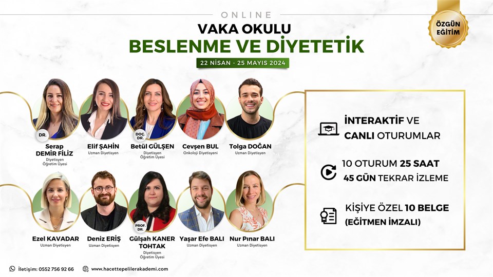 Beslenme ve Diyetetik Vaka Okulu