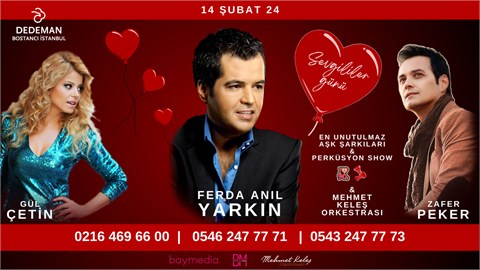 Sevgililer Günü Galası Bostancı Dedeman Otel