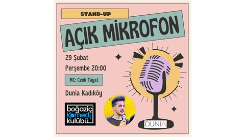 Boğaziçi Komedi Kulübü: Açık Mikrofon Stand-up Gecesi