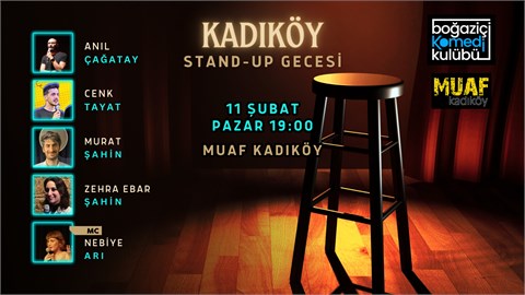 Kadıköy Stand-up Gecesi - Boğaziçi Komedi Kulübü