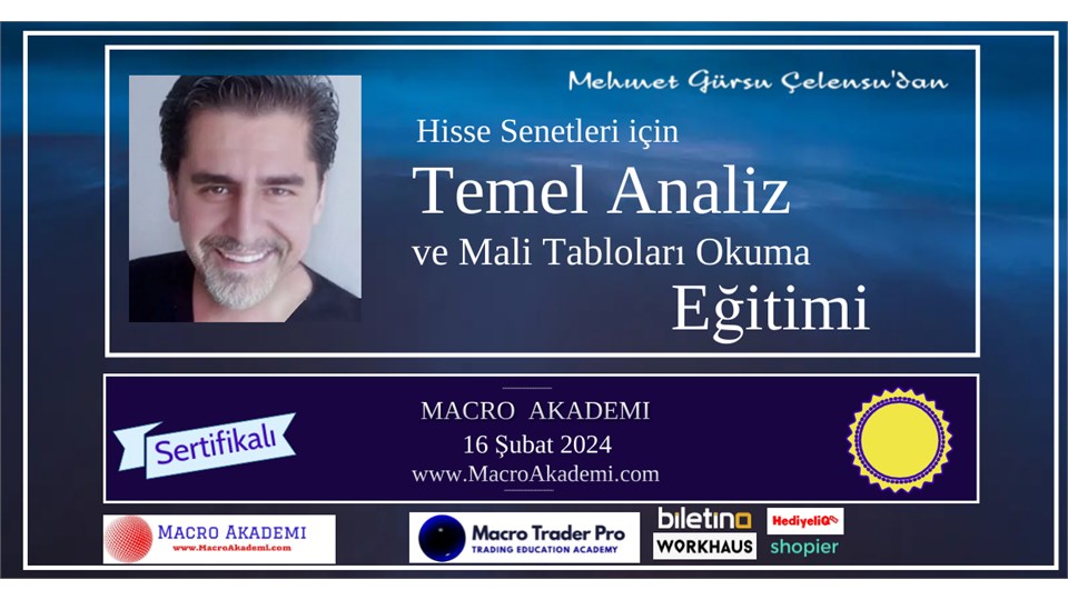 Hisse Senetleri için Temel Analiz ve Mali Tabloları Okuma Eğitimi