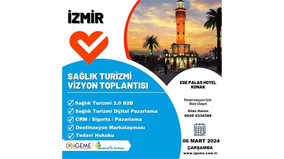 Sağlık Turizmi Vizyon Kahvaltıları İZMİR (İGEME)ÜCRETLİ