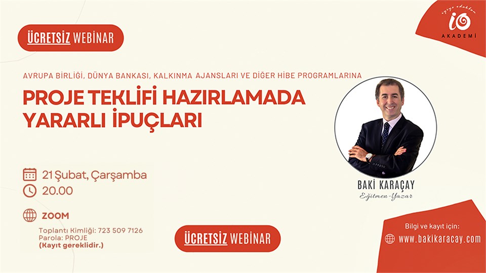 Başarılı Bir Proje Teklifi Nasıl Hazırlanır? (ÜCRETSİZ Webinar)