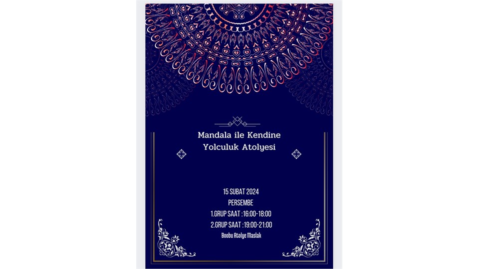 Mandala ile Kendine Yolculuk Atolyesi