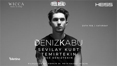 DENIZKABU, SEVILAY KURT, TEMIRTEKIN, ECE DENIZTEKIN @WiccaAntalya Feb. 24th Wicca x Heiss Presents