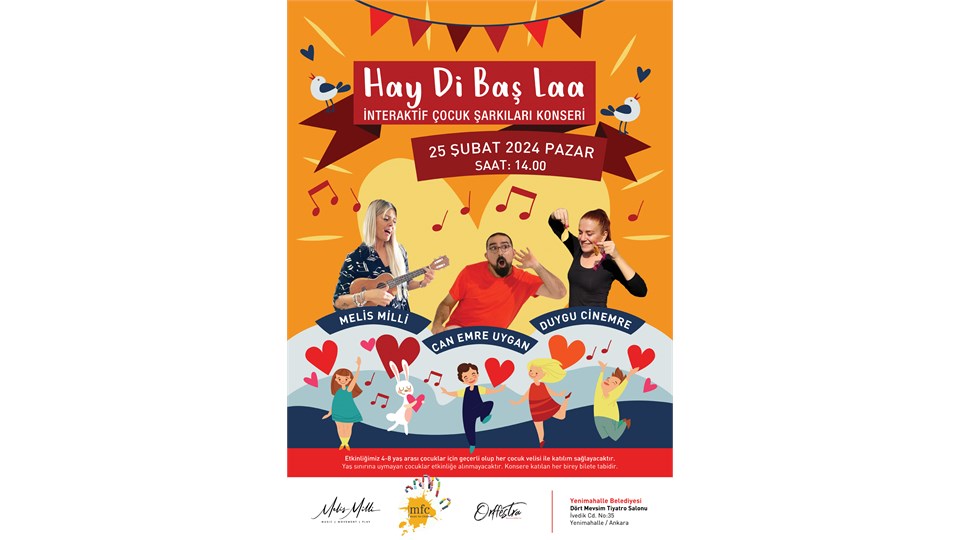 " HAY-Di BAŞ-LA "  İnteraktif Çocuk Şarkıları Konseri