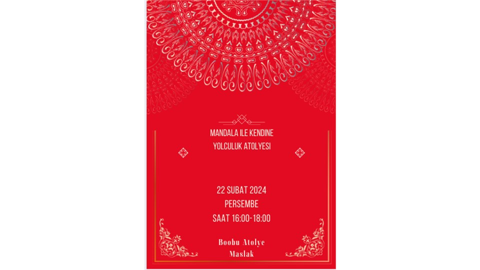 Mandala ile Kendine Yolculuk Atolyesi