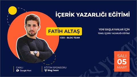 Temel İçerik Yazarlığı Eğitimi