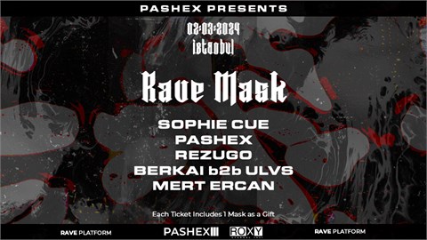 RAVE MASK AT ROXY CLUB