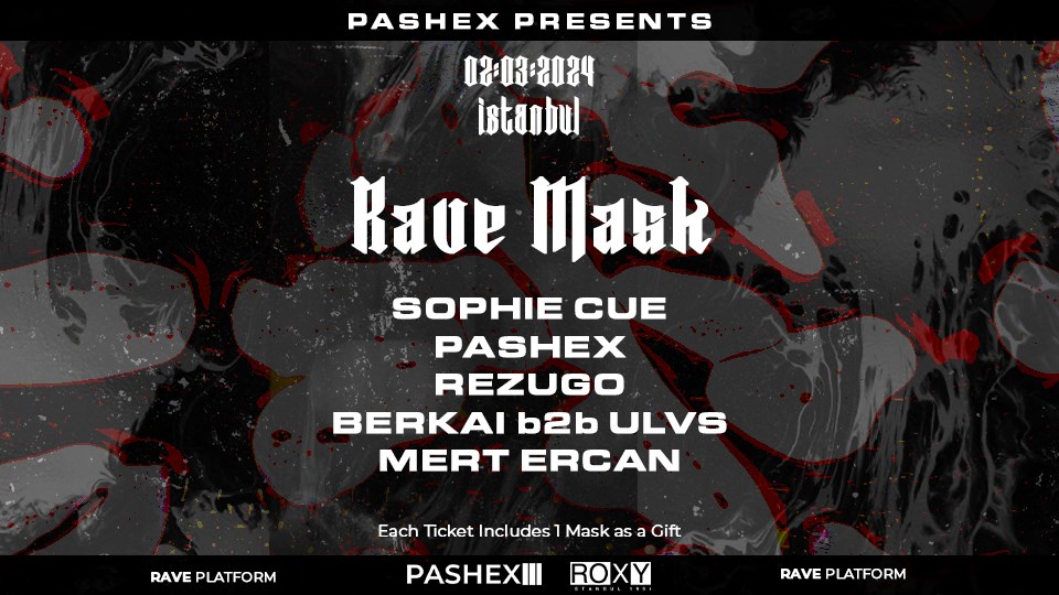 RAVE MASK AT ROXY CLUB