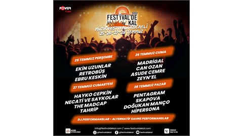FESTİVALDE KAL KOCAELİ MÜZİK FESTİVALİ 2024