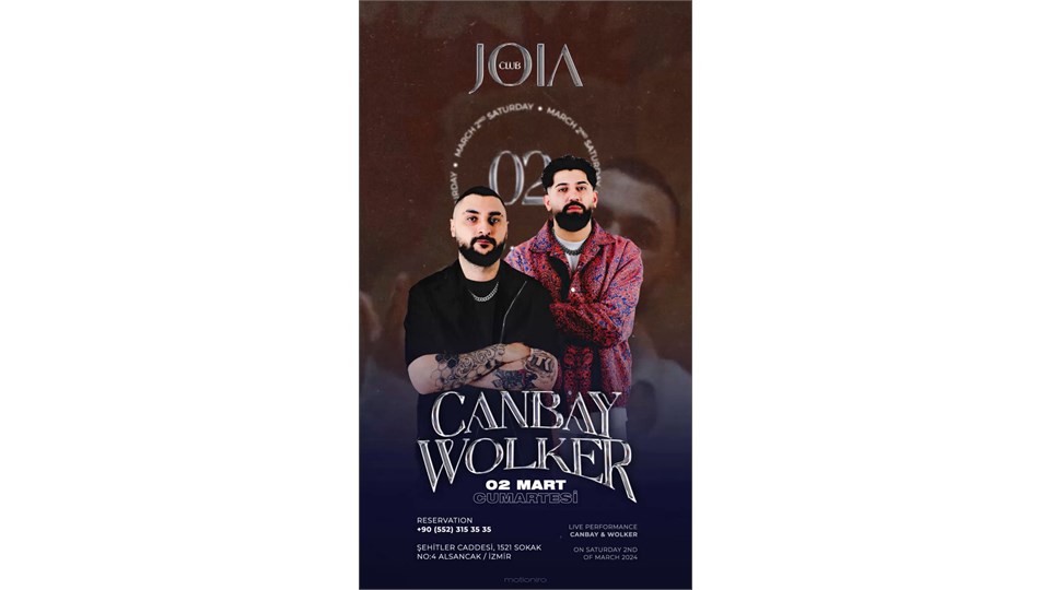 CANBAY & WOLKER - JOIA CLUB ALSANCAK