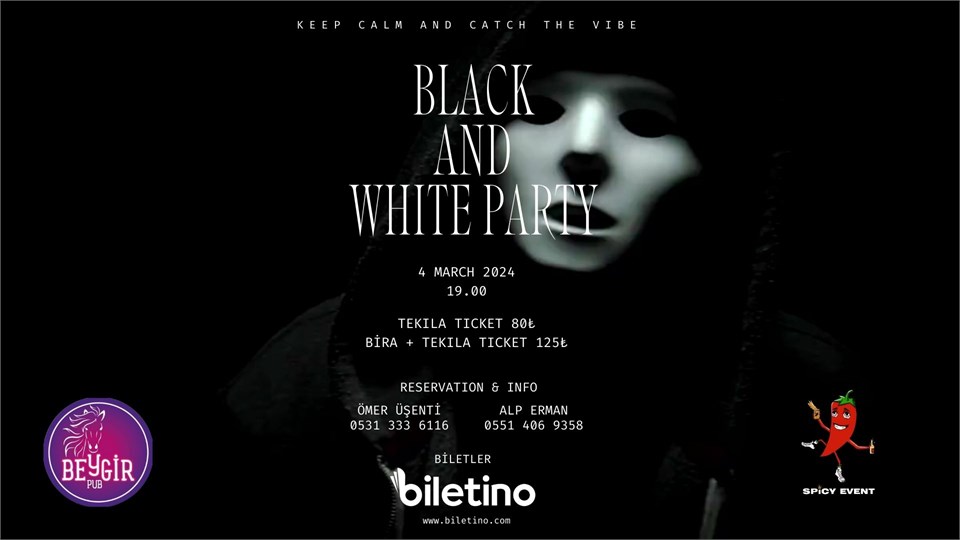 BLACK AND WHITE PARTY