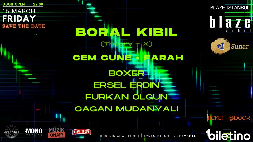 15 MARCH, Friday at the BLAZE /// JUST HAVE PRESENTS