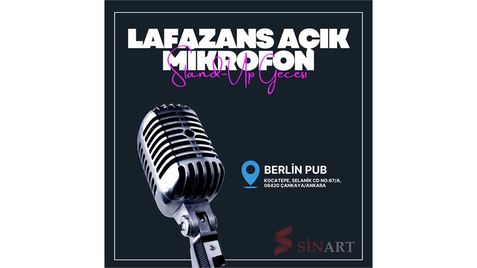 LAFAZANS AÇIK MİKROFON STAND UP