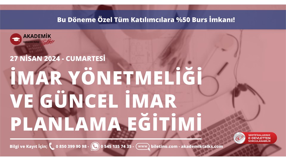 17. Dönem İmar Yönetmeliği ve Güncel İmar Planlama Eğitimi