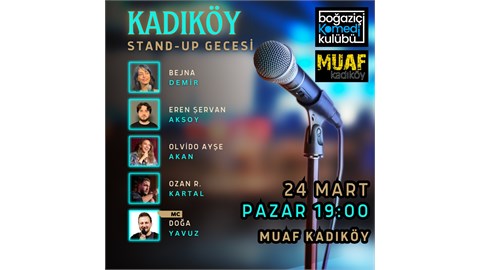 Kadıköy Stand-up Gecesi - Boğaziçi Komedi Kulübü