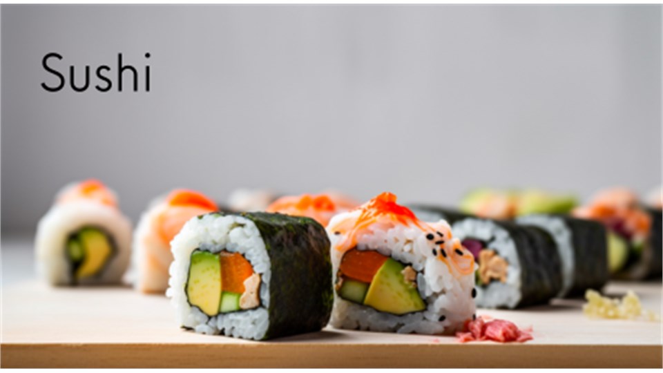 Dünya Mutfağı Uzakdoğu Sushi Workshop (Atölyesi)