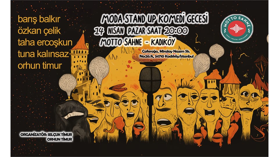 Moda Komedi Stand-up Şovu - Motto Sahne Stand-up Gecesi