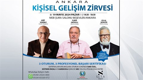 ANKARA Kişisel Gelişim Zirvesi - EK SEANS (14:30 - 18:30)