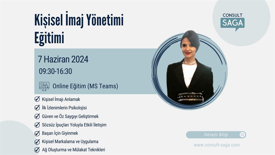 Kişisel İmaj Yönetimi Eğitimi - 07.06.2024