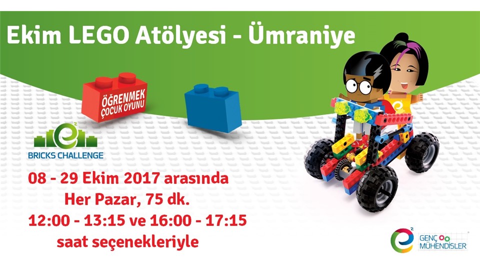 Ekim/ İlkokul (Bricks Challenge) LEGO ® Düzenli Atölye - Ümraniye