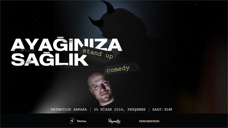 Cihan Yoldaş ''Ayağınıza Sağlık'' Tek Kişilik Stand-up Gösterisi - 2. Seans, 21:45