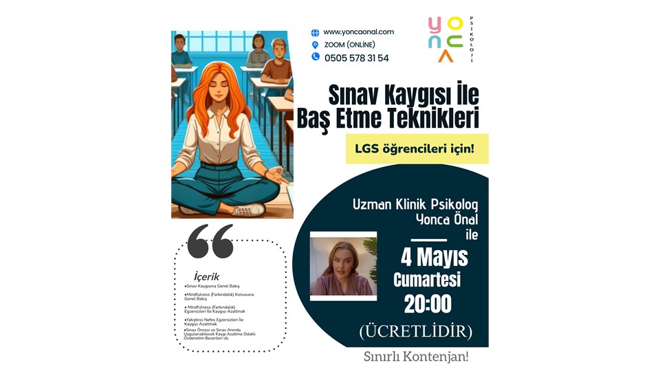 Sınav Kaygısı İle Baş Etme Teknikleri (LGS)