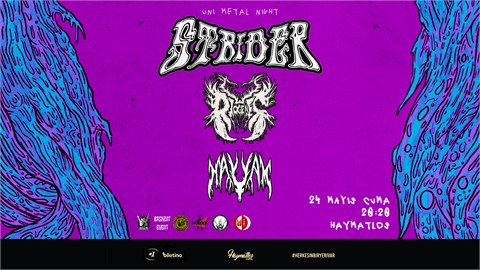 Uni Metal Night with: Strider & Diogenes & Hayyam 