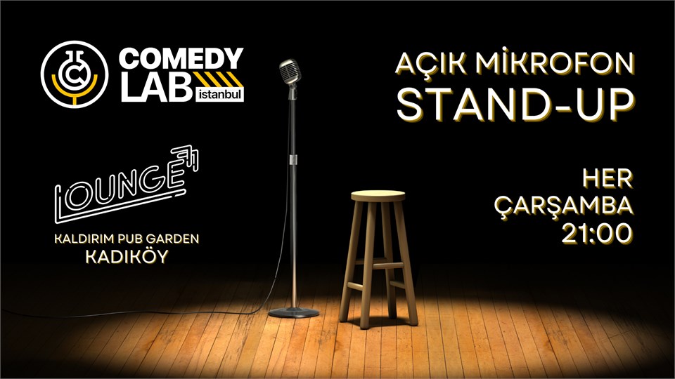 Açık Mikrofon Stand-up - Comedy Lab Istanbul