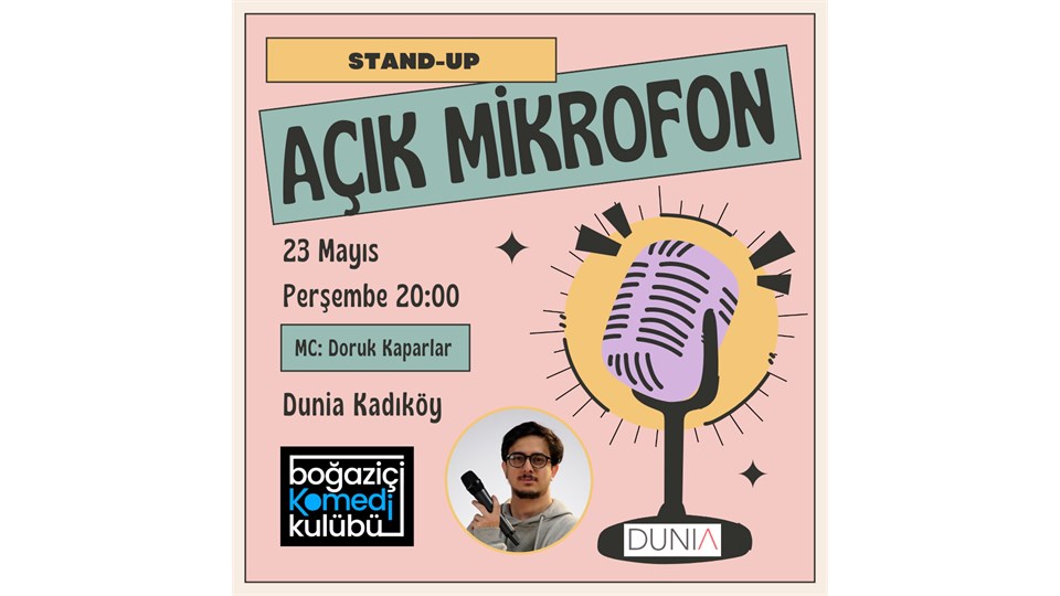 Boğaziçi Komedi Kulübü: Açık Mikrofon Stand-up Gecesi